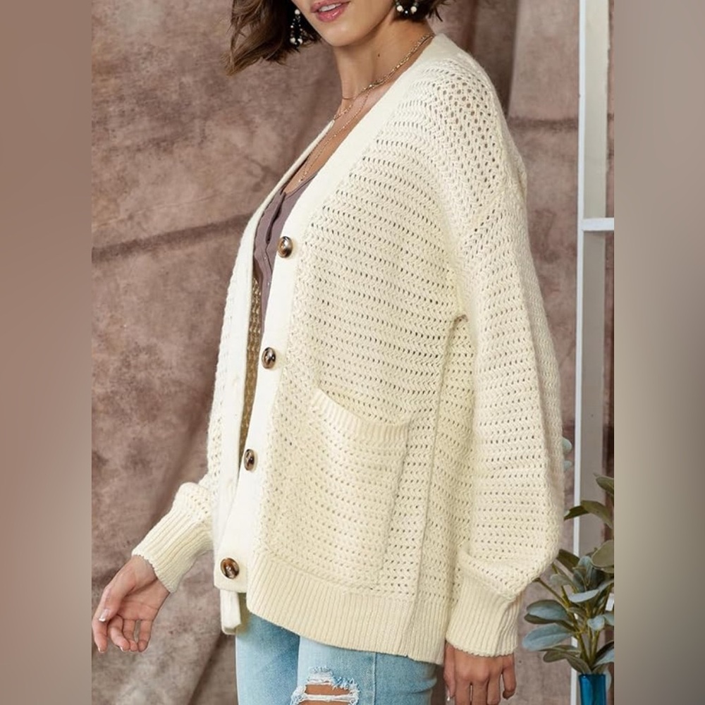 Cozy Cream Knit Cardigan